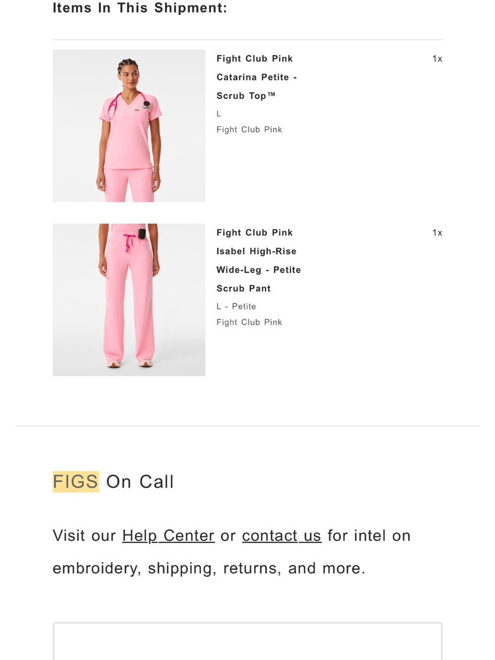 FIGS Fight Club Pink SET
